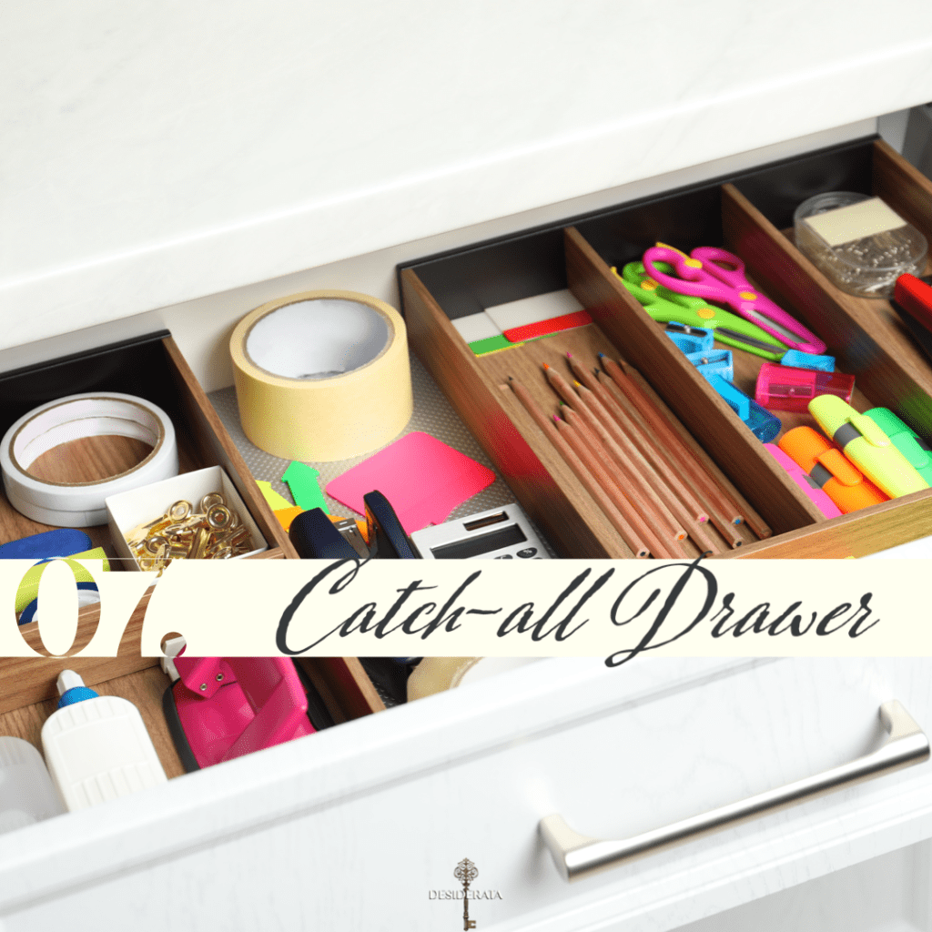 step seven: the catch-all&nbsp;drawer